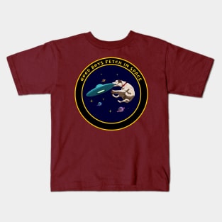 dog in the space Kids T-Shirt